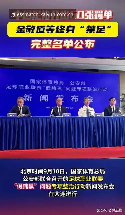 kaiyun比赛动态 足协第三批禁足名单深度解析:从开云体育平台看中国足球反腐完整指南
